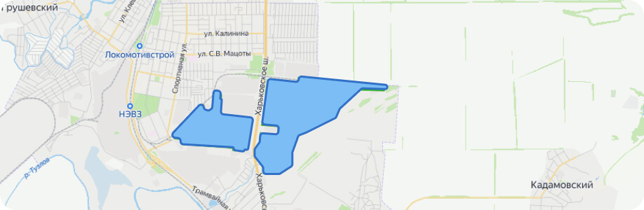 Карта расположения